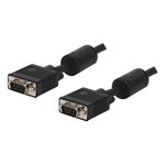 CABLE VGA MACHO HD15p  VGA MACHO HD15p 18m NEGRO