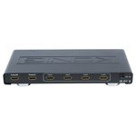 CONMUTADOR HDMI DE 4 PUERTOS 2 SALIDAS ALIMENTACION 5V