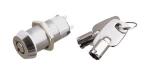 INTERRUPTOR A LLAVE TUBULAR METAL 2 POSICIONES 4 LLAVES