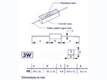 RESISTENCIA BOBINADA ENCAPSULADA CERAMICA  6800 Ohm  6K8  5W