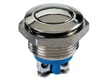 PULSADOR PLANO DE ACERO INOXIDABLE REDONDO SPST 1NO 48V 2A 19mm