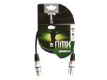 CABLE DMX PROFESIONAL DORADO  XLR MACHO  XLR HEMBRA 3P  05m 50cm