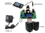 AMPLIFICADOR PARA REPRODUCTOR MP3 2 x 5W 8Ohm  KIT DE MONTAJE PARA MONTAR