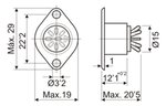 CONECTOR DIN AUDIO 5 CONTACTOS CHASIS HEMBRA 45 