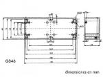 CAJA ESTANCA ABS GRIS OSCURO  195 x 80 x 55 mm