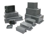 CAJA ESTANCA ABS GRIS OSCURO  115 x 90 x 55 mm