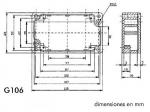 CAJA DE ALUMINIO ESTANCA  115 x 65 x 30 mm