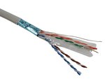 CABLE FTP CAT6 4 PARES TRENZADOS 4x2x057mm  ROLLO DE 100 m