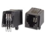 CONECTORES MODULARES PARA RJ12 6P6C FORMA ACODADA