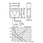 VENTILADOR 12VDC COJINETE LISO 60x60x25mm 4500rpm