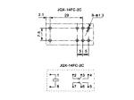 RELE VERTICAL 5A30VDC220VAC 2 x INVERSORES 6Vdc USO DIRECTO ARDUINO Y PIC