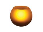 VELA EN VASO DE CRISTAL MATE APAGAR  ENCENDER SOPLANDO