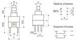 INTERRUPTOR CON ENCLAVAMIENTO VERTICAL CIRCUITO IMPRESO