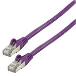 Cable de red FTP CAT 6 de 1000 m morado