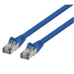 Cable de red plano color azul 150 m FTP CAT6