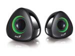 ALTAVOCES ALIMENTACION POR PUERTO USB SPU150x VERDE GENIUS ORDENADOR PORTATIL