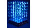 CUBO DE LEDs 3D 5 x 5 x 5 EFECTOS GRABADOS Y PROGRAMABLE POR USB LEDs AZULES
