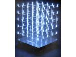 CUBO DE LEDs 3D 5 x 5 x 5 CON 125 LEDS BLANCOS PROGRAMABLES MEDIANTE PUERTO USB