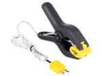 PINZA PARA MEDIR LA TEMPERATURA TESTER 640mm  TERMOPAR TIPO K  CABLE 140 cm