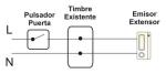 EXTENSOR PARA TIMBRE INALABRICO CASA HOGAR TOMA SCHUKO 35m