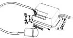 DETECTOR DE MOVIMIENTO PIR MINI IDEAL PARA TECHOS LUMINARIAS OCULTO