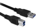 CABLE CONEXION USB 30 ALTA VELOCIDAD  USB 30 TIPO A  USB 30 TIPO B   18m