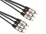 CABLE AUDIO ESTEREO VIDEO PROFESIONAL  3 x RCA MACHO  3 x RCA MACHO  150 m