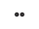 2 x COAXIAL  JUEGO CON CONECTORES COAXIALES MACHO DORADOS 90dB PROFESIONAL