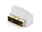 CONECTOR SCART EUROCONECTOR MACHO DE METAL CALIDAD PROFESIONAL