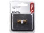 ADAPTADOR  CONECTOR COAXIAL MACHO  CONECTOR COAXIAL MACHO  PROFESIONAL