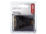 ADAPTADOR CONVERSOR  CONECTOR HDMI MACHO  CONECTOR DVID HEMBRA  PROFESIONAL