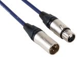 CABLE PARA CONTROL DMX PROFESIONAL NEUTRIK  XLR MACHO 3P  XLR HEMBRA 3P  10m