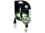 CABLE CONTROL DMX PROFESIONAL NEUTRIK  XLR MACHO 3P  XLR HEMBRA 3P  05 m