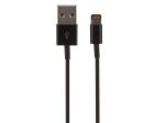 CABLE ADAPTADOR  LIGHTNING 8P MACHO  USB A MACHO  COLOR NEGRO  1m