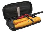 DETECTOR DE CABLES CON GENERADOR DE TONOS CON FUNDA DE TRANSPORTE FLEXIBLE