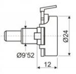 POTENCIOMETRO LINEAL 5K ALTA POTENCIA 5W PARA SOLDADURA INVERTER Y OTROS USOS