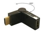 CONECTOR ADAPTADOR ACOPLADOR DIRECCIONAL CONFIGURAR  HDMI MACHO  HDMI HEMBRA