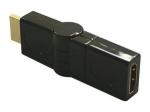 CONECTOR ADAPTADOR ACOPLADOR DIRECCIONAL CONFIGURAR  HDMI MACHO  HDMI HEMBRA