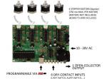 TARJETA DE MOTOR PASO A PASO DE 4 CANALES CON INTERFAZ USB  KIT DE MONTAJE