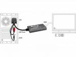 CONVERTIDOR CONVERSOR ADAPTADOR  VGA  USB  JACK MACHO  HDMI HEMBRA