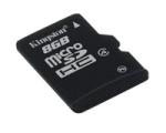 MEMORIA MICRO SD MICROSD CON ADAPTADOR DE TARJETA KINGSTON 8GB C4