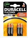 PILA ALCALINA AAA LR03 15V  4 UNIDADES LARGA DURACION  DURACELL PLUS POWER