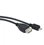 CABLE OTG PENDRIVE USB PARA MOVIL  USB HEMBRA  MICRO USB MACHO  15 cm