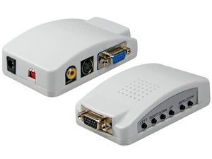 CONVERTIDOR VGA A VIDEO SVIDEO RGB PLUG  PLAY