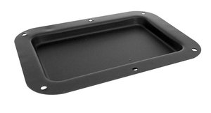 PLACA EMPOTRAR NEGRA  126x179mm  SIN AGUJEROS