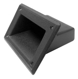 ASA PARA CAJA ACUSTICA PLASTICO NEGRO  133 x 82 mm