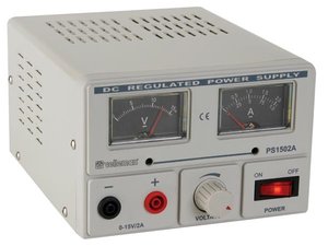 FUENTE DE ALIMENTACION PARA LABORATORIO ANALOGICA AJUSTABLE  015V  2A