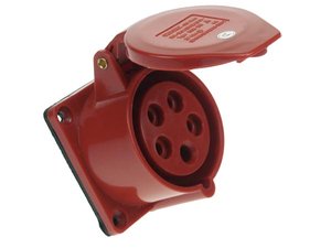 CLAVIJA 380V16A 3PNE IP44 MONTAJE CHASIS EMPOTRAR