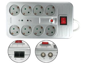 BASE MULTIPLE REGLETA TOMA TIERRA LATERAL Y PROTECCION