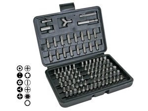 JUEGO SET DE PUNTAS DESTORNILLADOR  100 Unds 20 TIPOS DIFERENTES